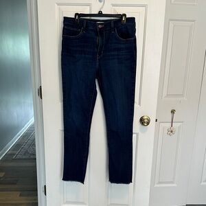 Levi's Women's Deep Blue Ankle Jeans